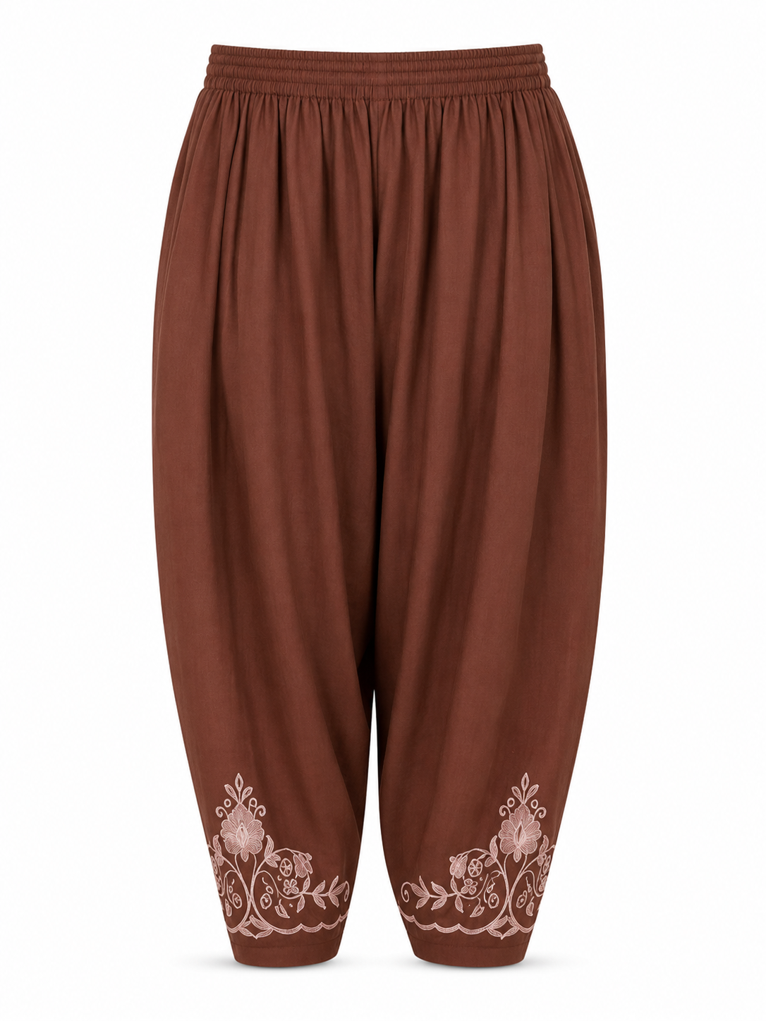 Kashmir Aari cotton Co-Ord Set | Grayish Brown